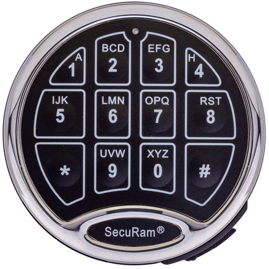 SecuRam SafeLogic Basic Entry Pad Chrome - EC-0601A-II-CH Securam