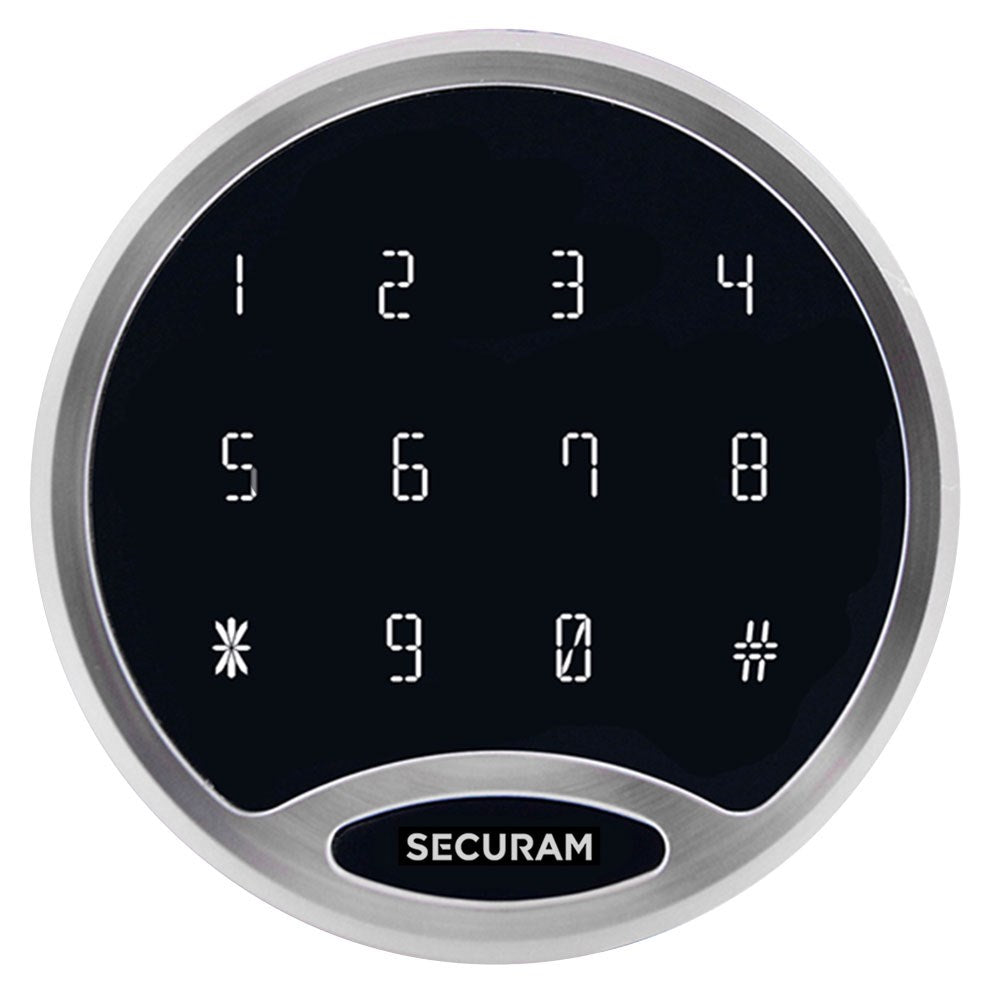 Securam SafeLogic Stealth Entry Pad Chrome for Direct Drive - EC-2001A-DT-CCH-DL - Harry's Door Hardware