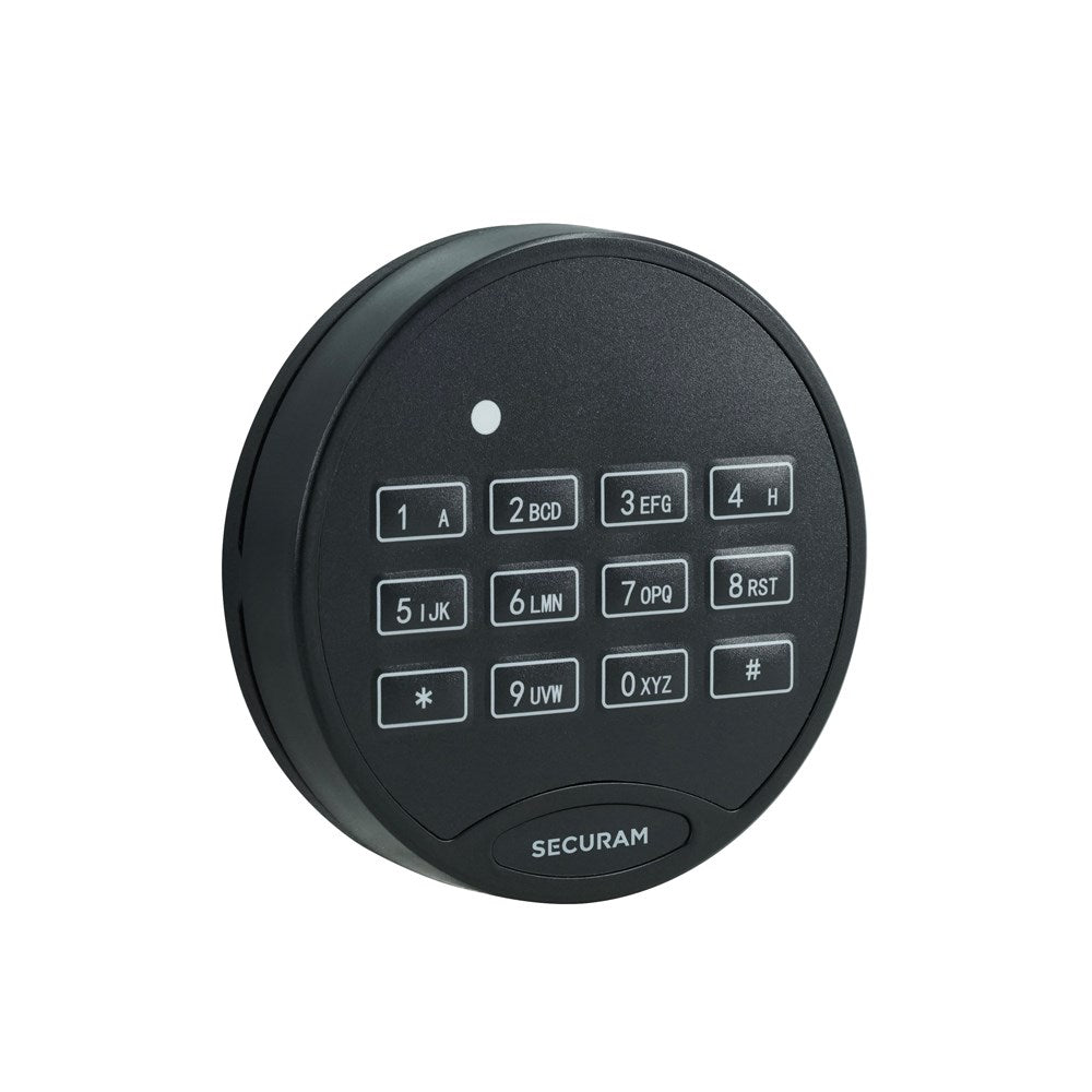 SECURAM SafeLogic S Series Entry Pad Black - EC-2201A-MB-EL - Harry's Door Hardware
