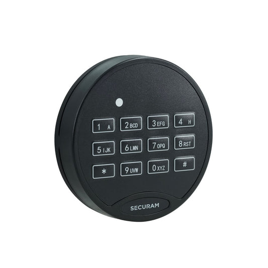SECURAM SafeLogic S Series Entry Pad Black - EC-2201A-MB-EL - Harry's Door Hardware