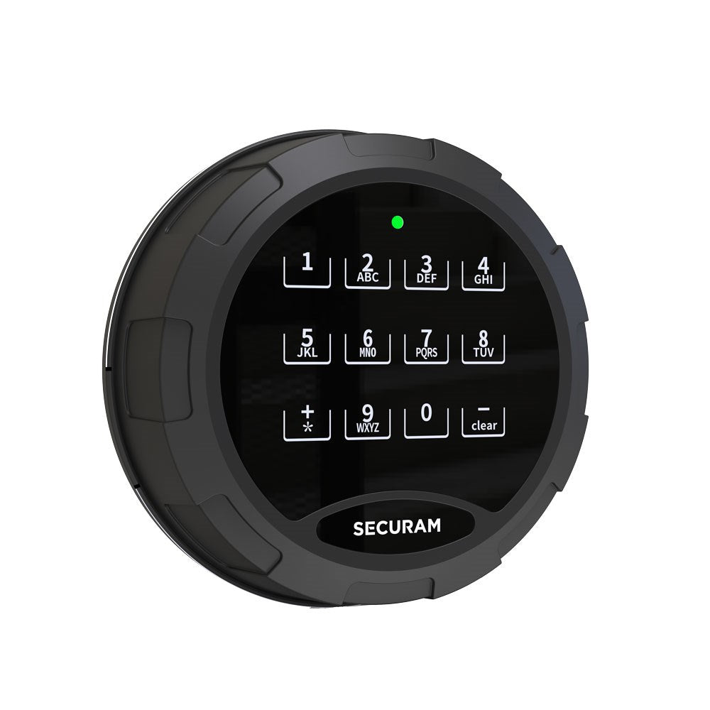 Securam SafeLogic Wifi Entry Pad Matt Black EC-W2301A-MB - Harry's Door Hardware