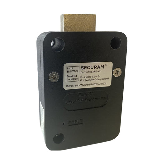 SECURAM MOTOR DRIVEN DEADBOLT SAFE LOCK D SERIES PAIR ONLY WITH SAFELOGIC - Harry's Door Hardware