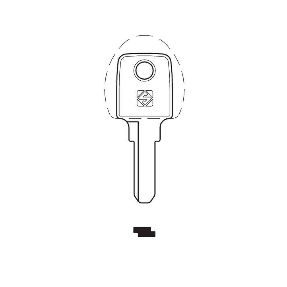 Silca RC26R Key Blank for Cyber Lock & Other Cupboard Lock Cylinders (Packet of 10) Silca