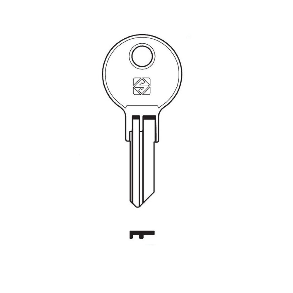 Silca RC31 Key Blank for Coast Access RV and Caravan Locks and Imported Cylinders Silca