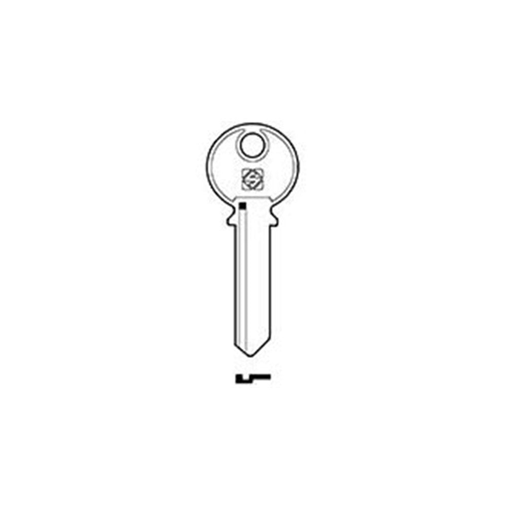 Silca TL8R Key Blank for Tri Circle Cylinders and Padlocks Silca