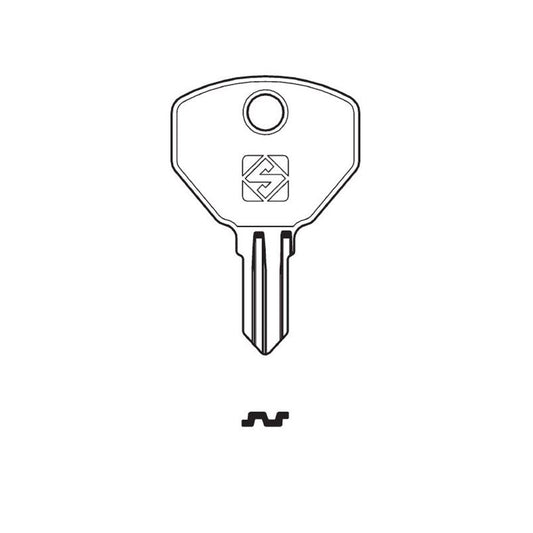 Silca Key Blank for Tork washroom cabinet products TOR1 Silca