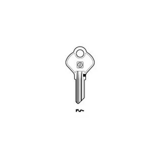 Silca YA17 Key Blank for Yale Cylinders and Padlocks Silca