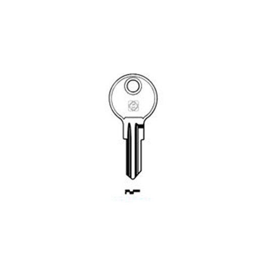 Silca YA18 Key Blank for Yale, Airplanes, Boats, Caravans, Padlocks and Various Cars Silca