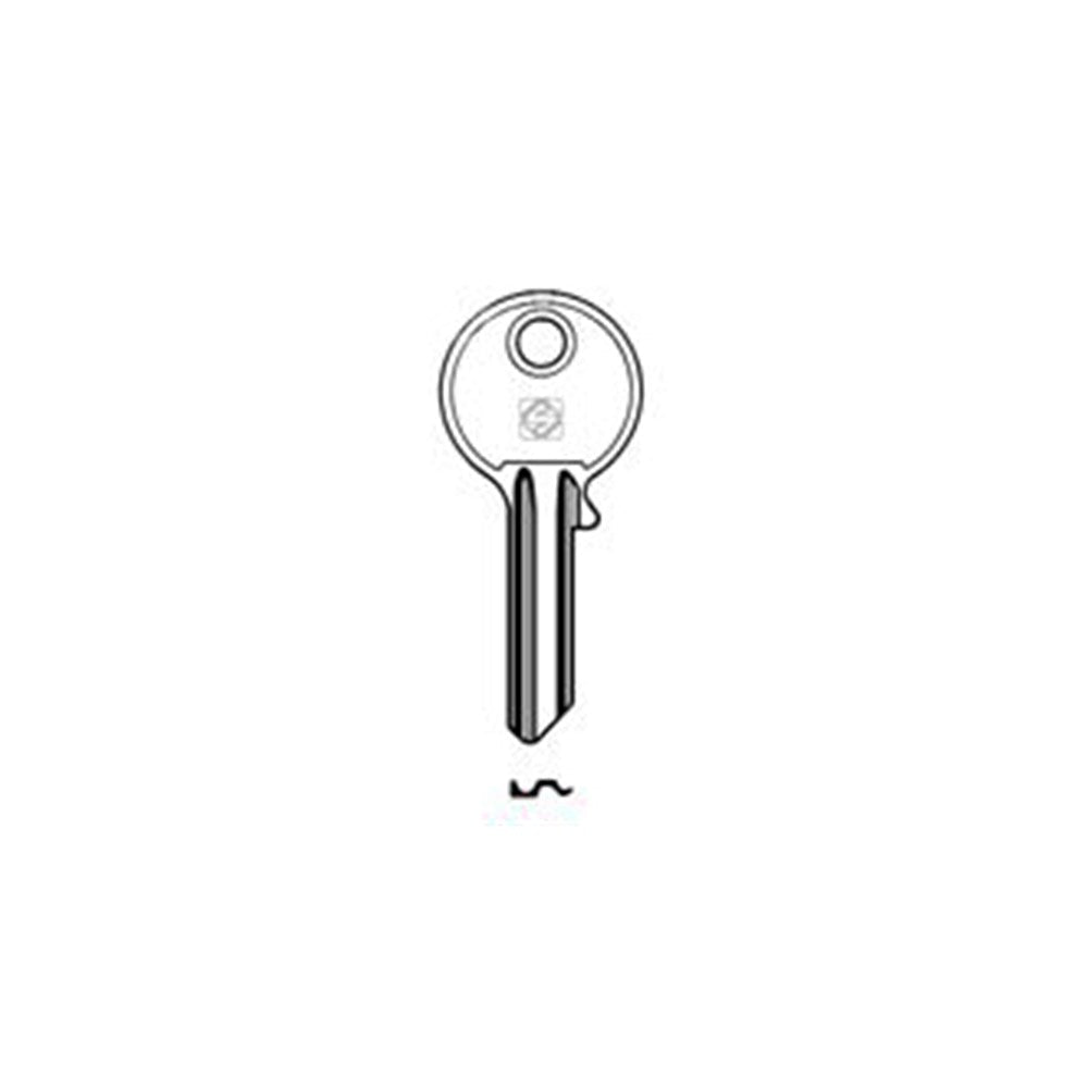 Silca YA3R Key Blank for Yale Cylinders and Padlocks Silca