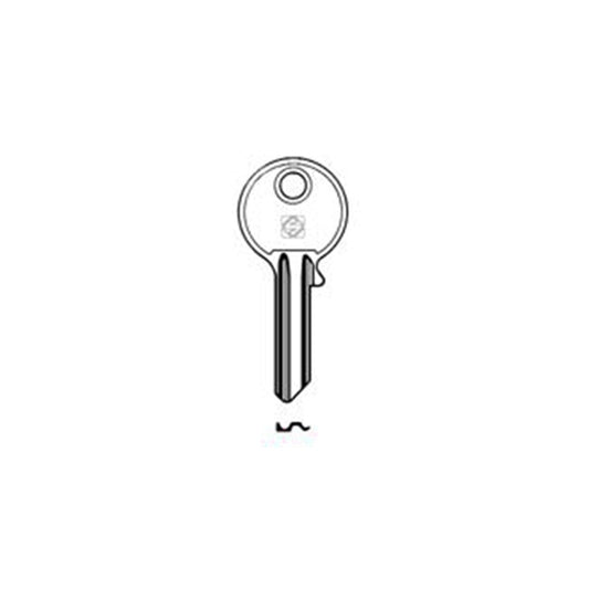 Silca YA3R Key Blank for Yale Cylinders and Padlocks Silca