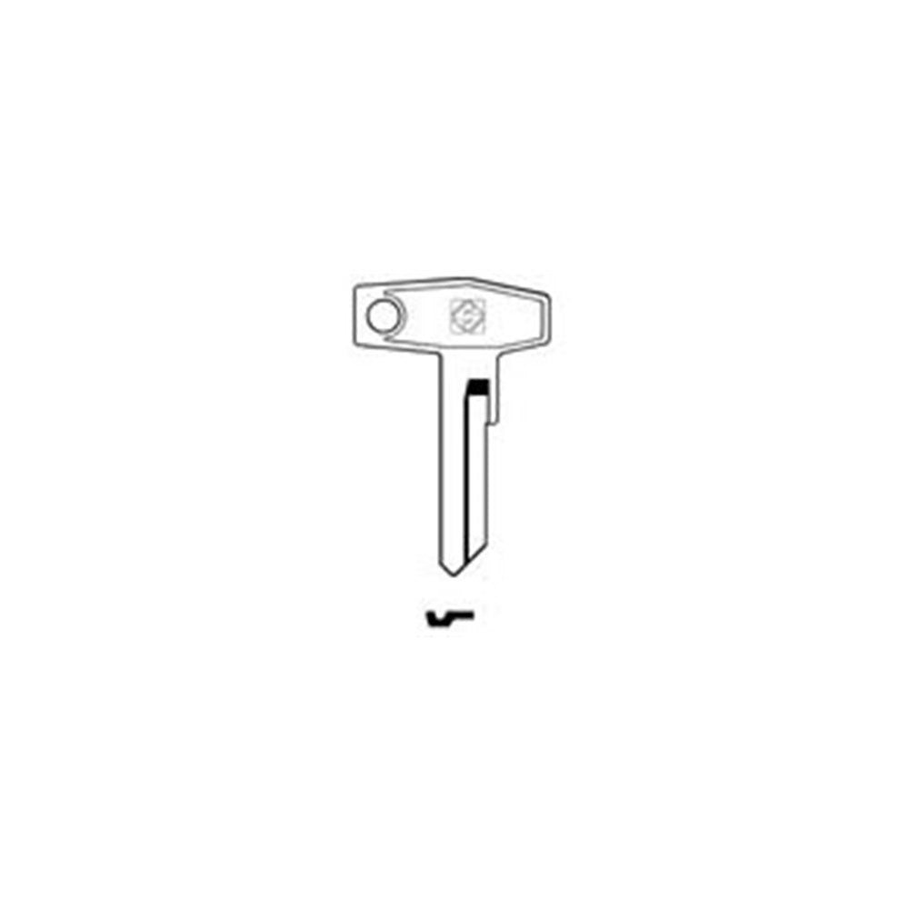 Silca ZD9 Key Blank for Zadi, Motorbikes, Cars, Caravans and Various Locks Silca