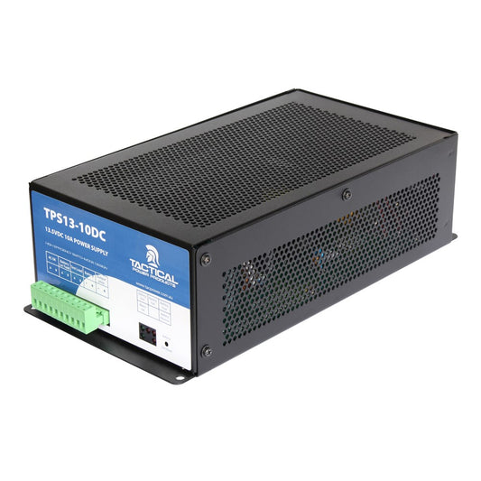 Tactical 13.5VDC 10Amp Power Supply with High Output Battery Charging - TPS13-10DC Tactical