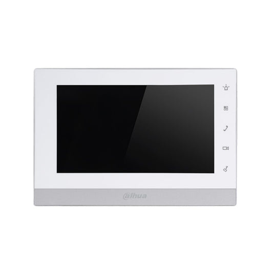 Dahua 2-Wire IP 7inch TFT Touch Screen Indoor Monitor, White Dahua