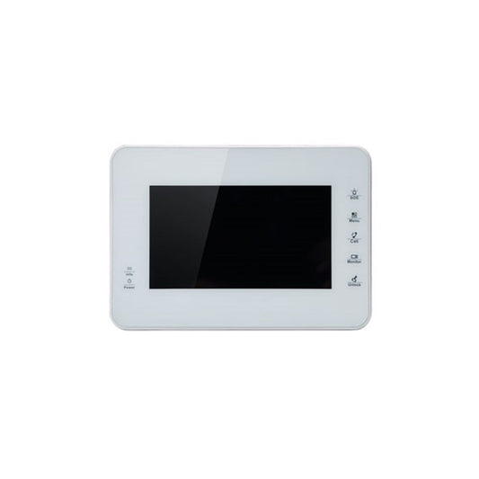 Dahua IP Indoor 7inch Residential/Apartment Intercom Touch Screen Monitor, White, requires VTNS1060AA or 12VDC Connection - DHI-VTH1560BW Dahua
