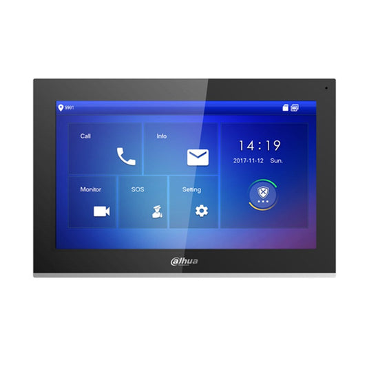 Dahua IP Indoor 10inch Residential/Apartment Intercom Touch Screen Monitor, Black - DHI-VTH5441G Dahua