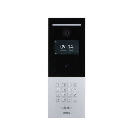 Dahua IP Video Silver Apartment Intercom Door Station with 4.3inch LCD Screen and 2MP Camera, IP65 - DHI-VTO6521F-S2 Dahua