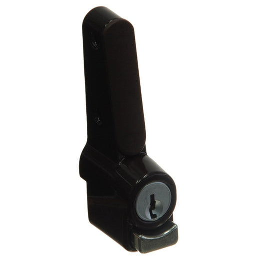 Whitco Push Lock CYL4 Profile for Sliding Windows in Mahogany - W2201312C4 Whitco