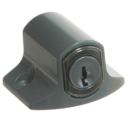 Whitco Mini Push Lock CYL4 Profile for Sliding Windows in Silver - W2208111C4 Whitco