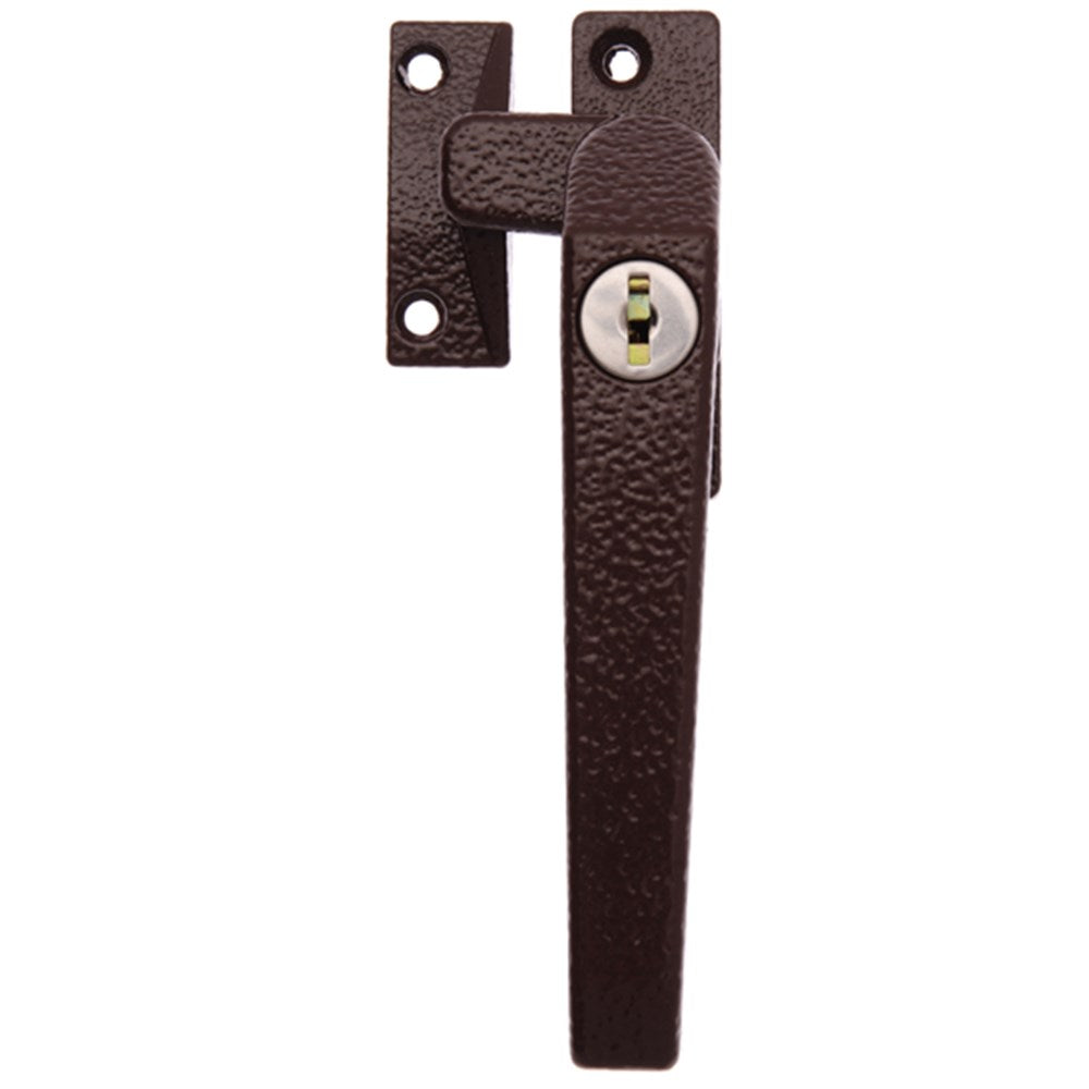 Whitco Series 25 Window Fastener Lockable Right Hand in Brown - W225113 Whitco