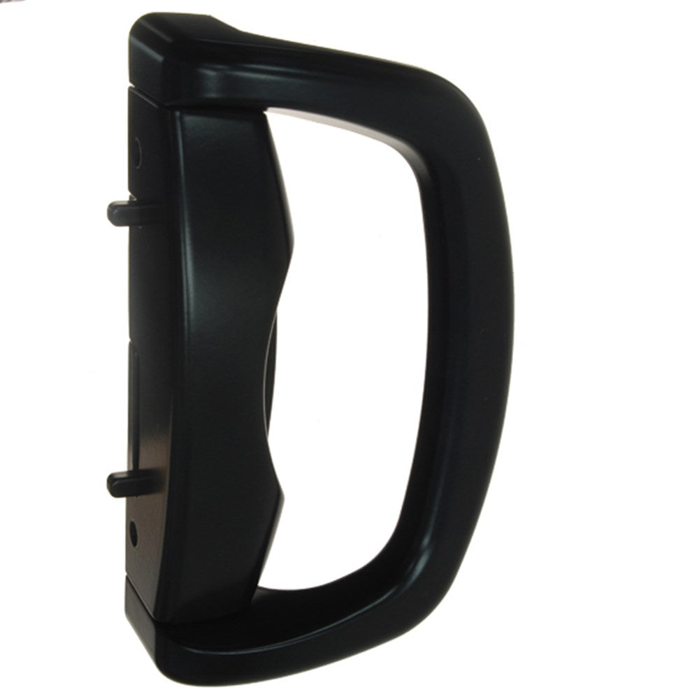 Whitco Blaxland Sliding Door Dummy Lockset with Offset Outer Pull and 14mm Strike in Black - W502317 Whitco