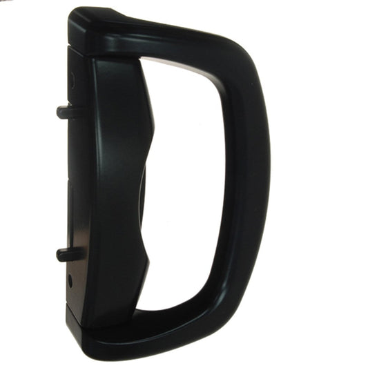 Whitco Blaxland Sliding Door Dummy Lockset with Offset Outer Pull and 14mm Strike in Black - W502317 Whitco