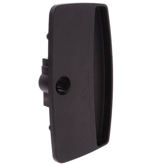 Whitco Lawson Flat Outer Pull with Cylinder Hole Black Polymer - W548717 Whitco