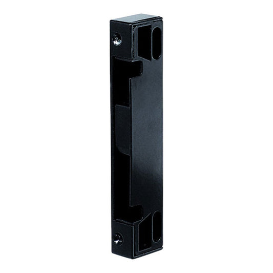 Whitco Sliding Door Lock Strike Extra Wide Front Fix in Black - W565817 Whitco