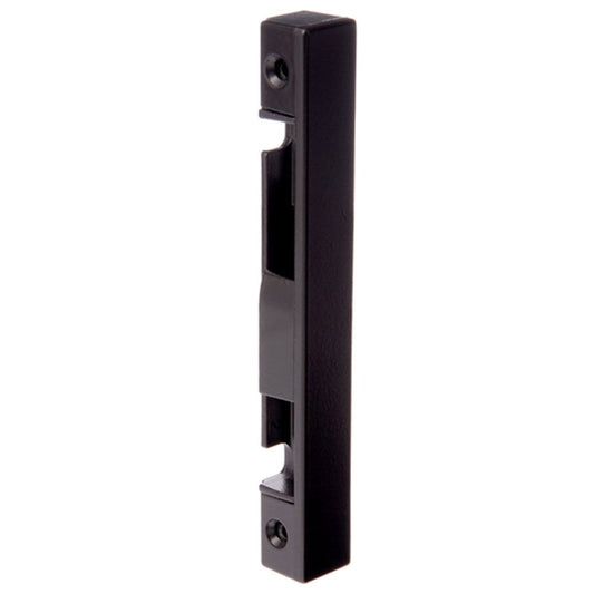 Whitco Sliding Door Lock Strike Universal Reversible Front Fix in Black - W566517 Whitco