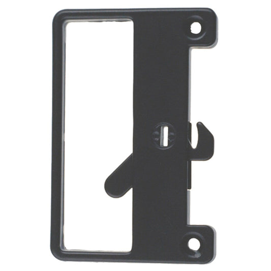 Whitco Bass Sliding Screen Door Latch with Outer Pull and Snib in Black - W821417 Whitco