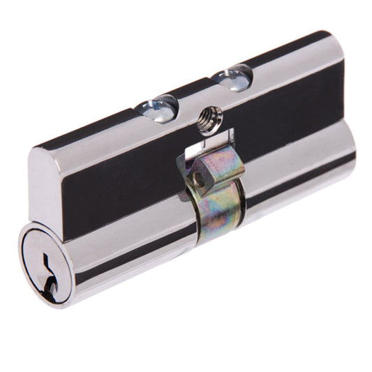 Whitco Euro Double Cylinder LW5 Profile KD with Fixed Cam Chrome Plate 70mm - W846000 Whitco