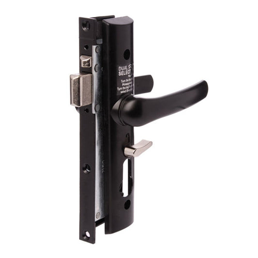 Yale Quattro Hinged Security Door Lock No Cylinder (Replaces MK3 Tasman) Black - Y8104BLK Yale