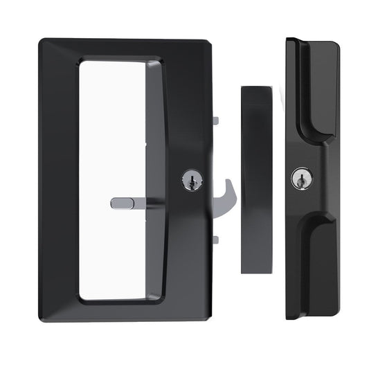 Austral Yarra Essentials Single Beak Polymer Handle Double Cylinder 16mm Catch Matt Black - YEDCSSSBLMT Austral