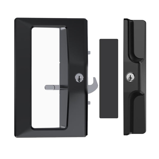 Austral Yarra Essentials Single Beak Polymer Handle Double Cylinder 25mm Catch Matt Black - YEDCSWSBLMT Austral