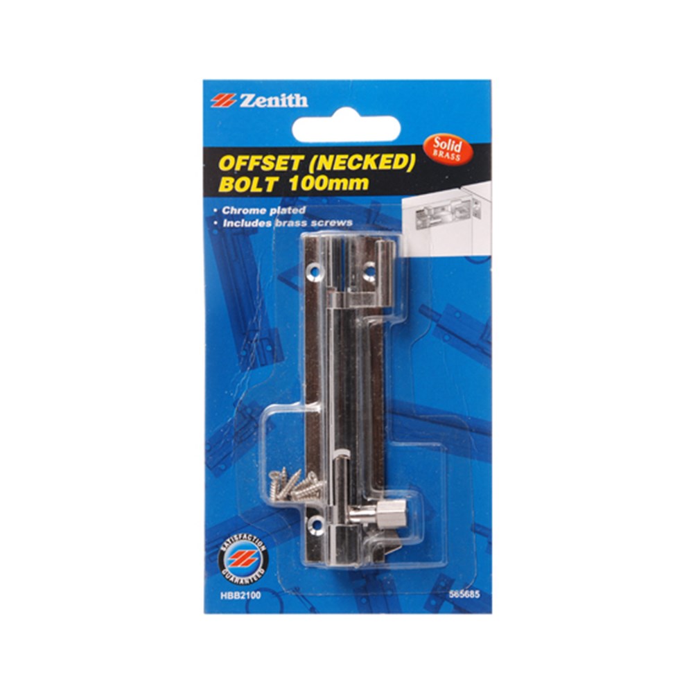 ZENITH BARREL BOLT NECKED 100MM CP HBB2100 Zenith