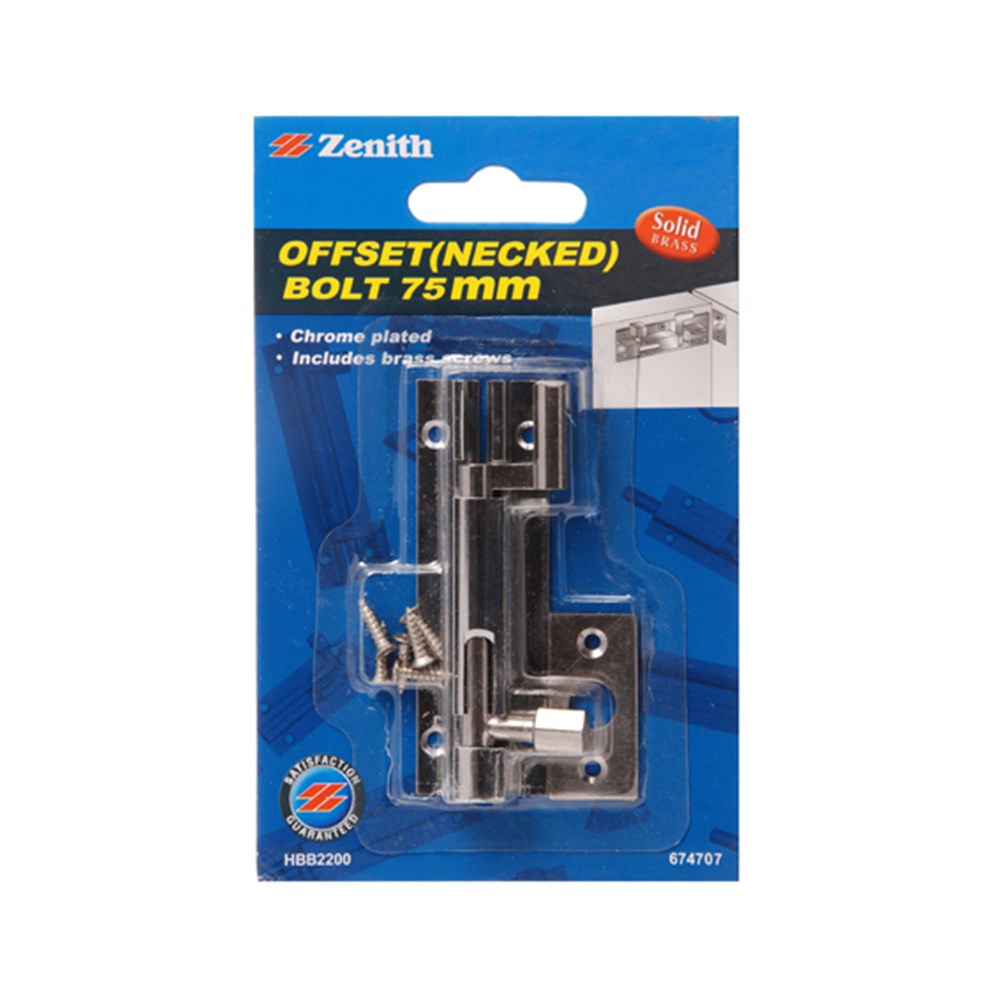 ZENITH BARREL BOLT NECKED 75MM CP HBB2200 Zenith