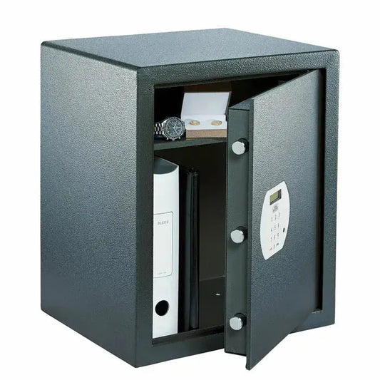 BURG-WÄCHTER 'Pure-Safe' - Electronic Safe | 58L Secure with digital keypad, reinforced bolts, and spacious interior for home or office use.