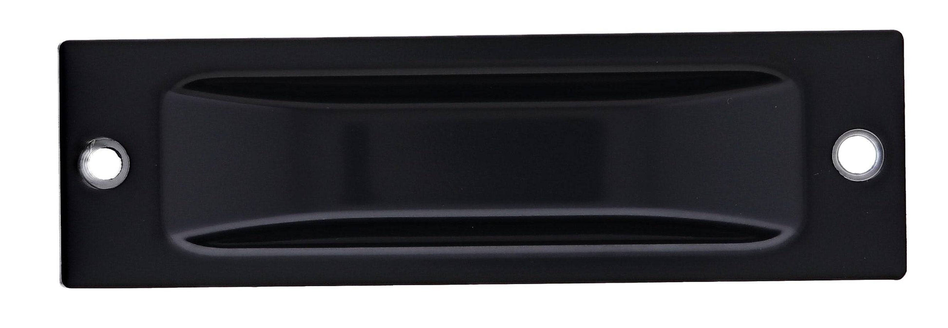 Lenlok Flush Pull with Screws, 115 X 34MM, Single, Matte Black