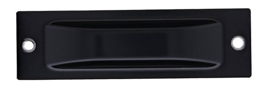 Lenlok Flush Pull with Screws, 115 X 34MM, Single, Matte Black