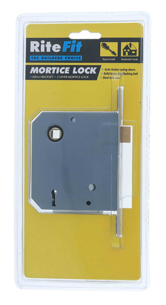 Lenlok 1309 Mortice Lock, 60mm backset, Keyed Alike C key, Boxed, Stainless Steel