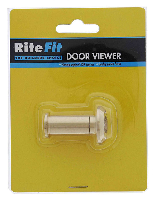 Lenlok 200 Degree Door Viewer, Fire rated, Display Pack, Polished Brass