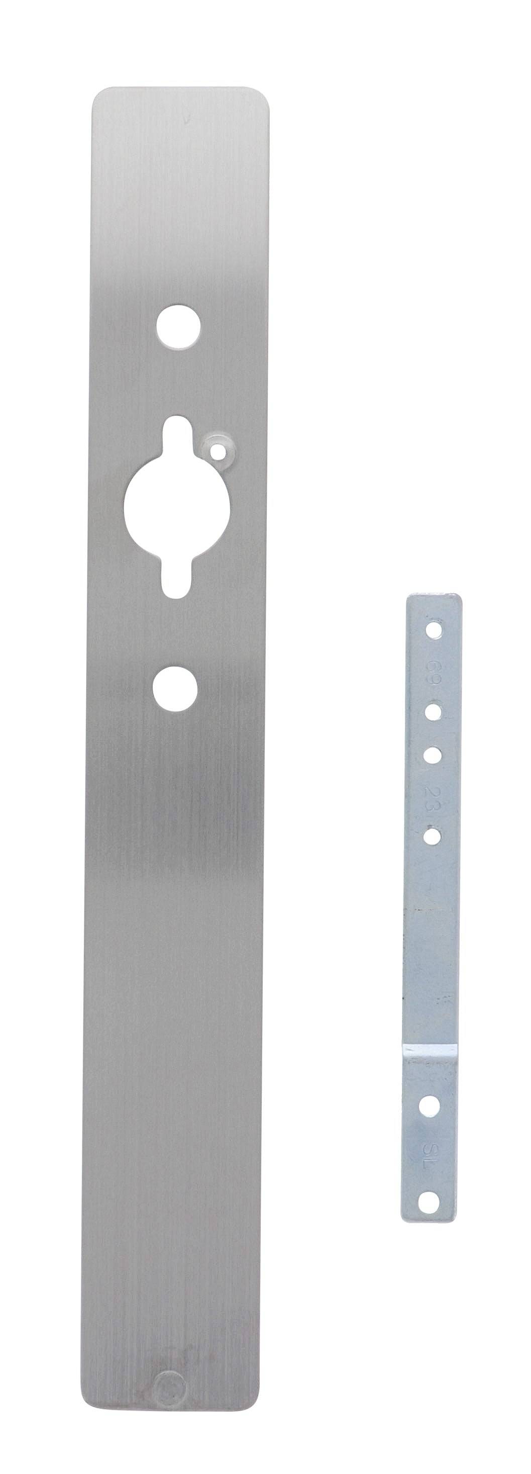 Lenlok 4395 slimline extended stainless steel face plate and arm kit