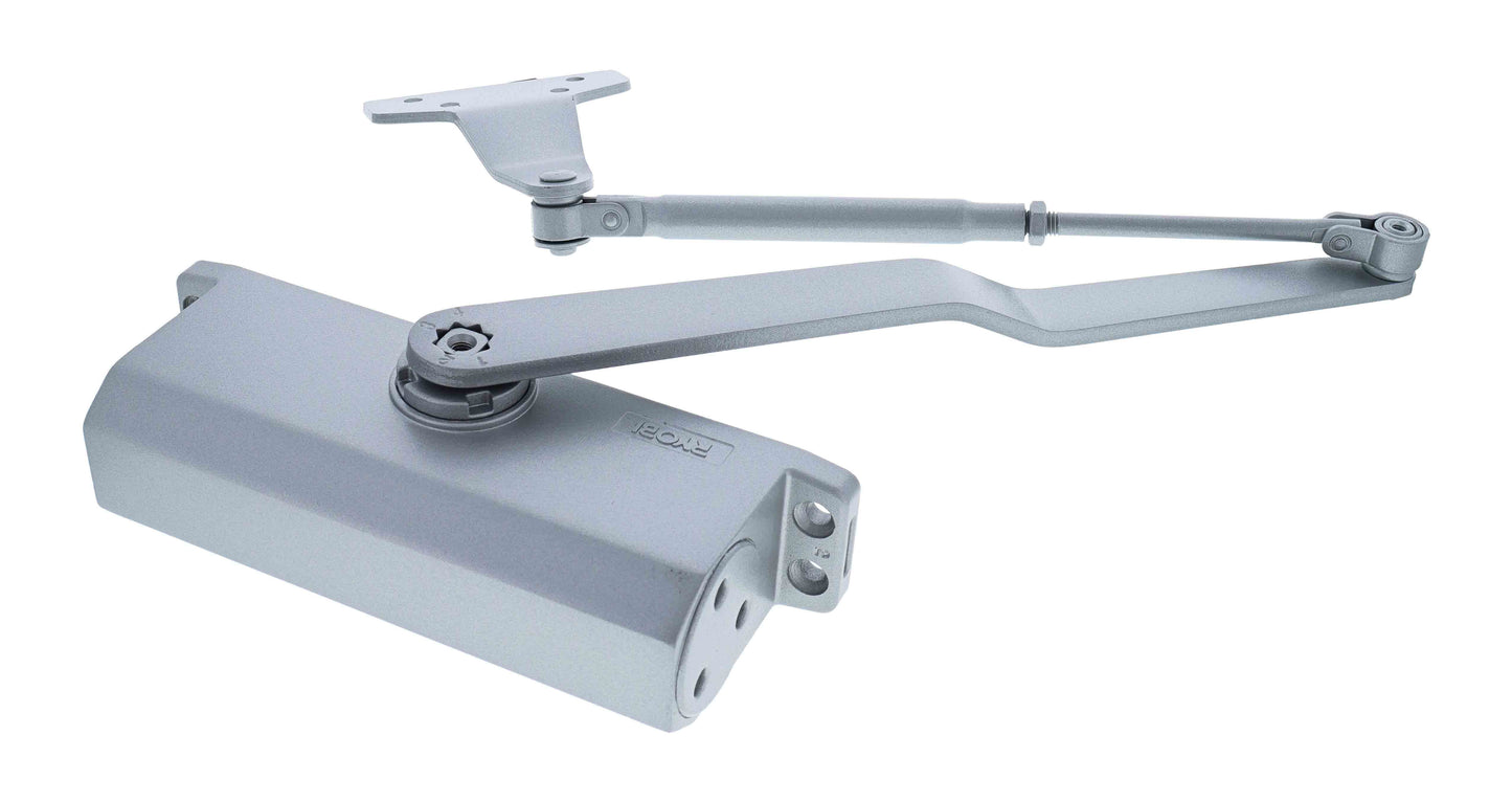 Ryobi 60 Series, Non Fire Rated, 45kg Door Closer, Parallel Arm, Boxed, Silver