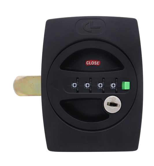 CL 830-r, Flush Mount Cabinet Lock, Vertical cam, Combination Lock, Bakelite