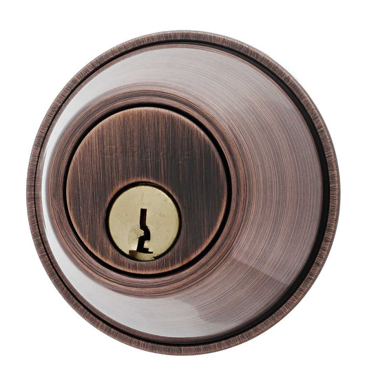 Carbine ALB series Single Cylinder and Turn Deadbolt, 60mm backset, C4 Keyed to Differ , Boxed, Antique Bronze