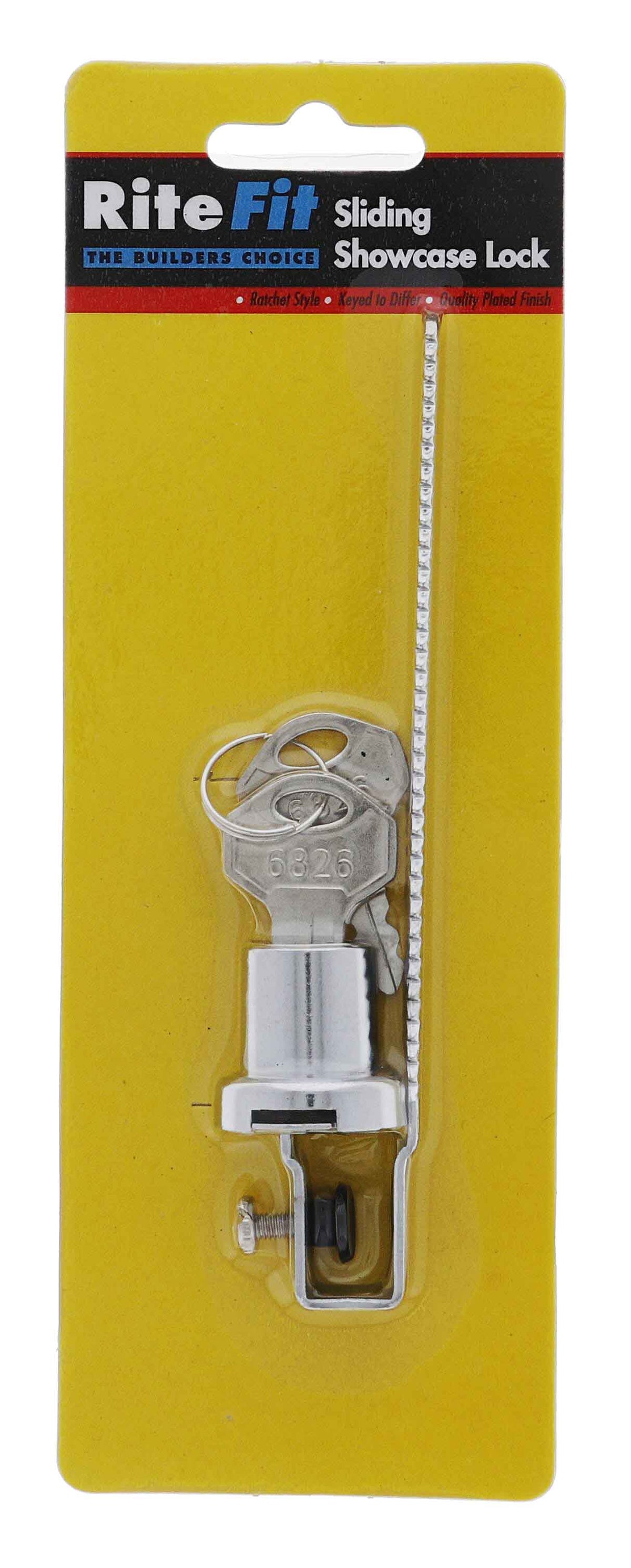 Simple Racket Lock Lenlok Glass Sliding Showcase Ratchet Lock, Keyed to Differ , Display ...