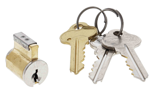 Carbine Lenlok Cylinder, 4 pin, C4 Keyed to Differ , Satin Chrome