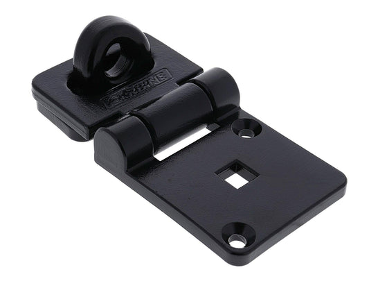 Carbine C7001 Square mounting heavy duty hasp n staple, 120MM X 60MM suits 12mm Shackle, Boxed