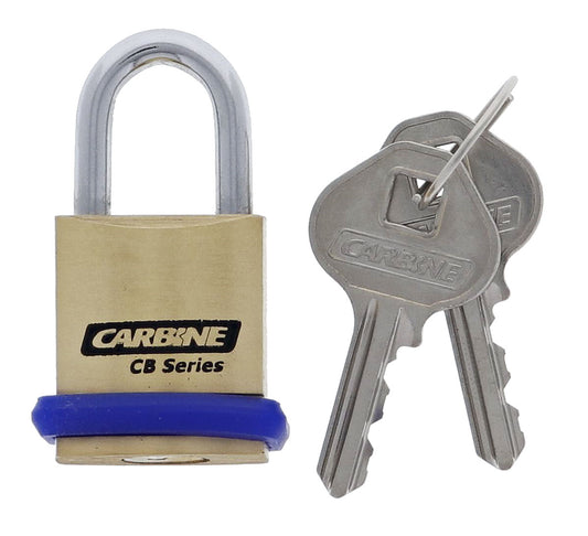 Carbine CB20 20MM Brass Padlock, 13MM x 3.7MM Shackle, Keyed to Differ , Boxed
