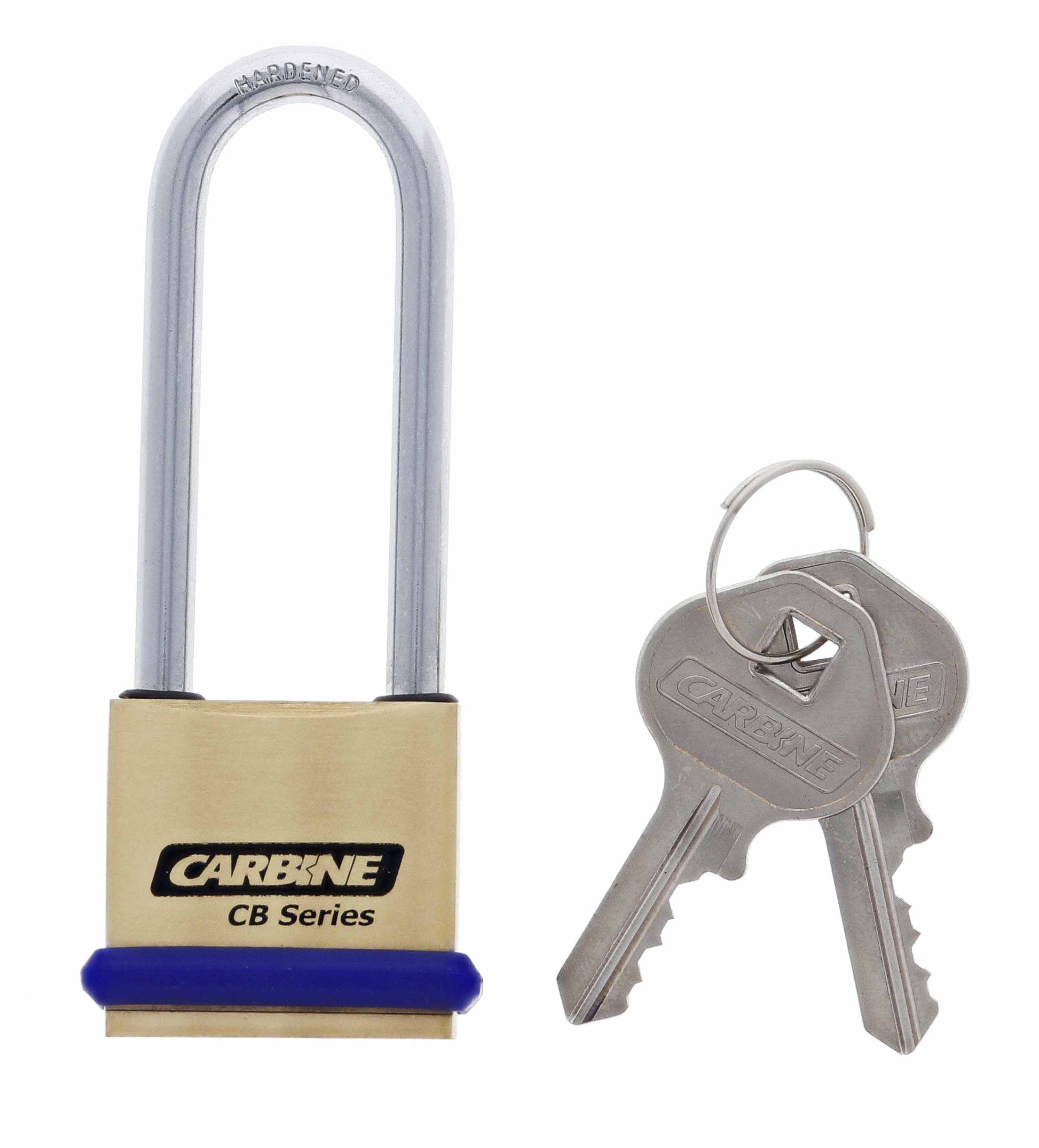 Carbine CB30 30MM Brass Padlock, 50MM x 5MM Shackle, Keyed to Differ , Boxed