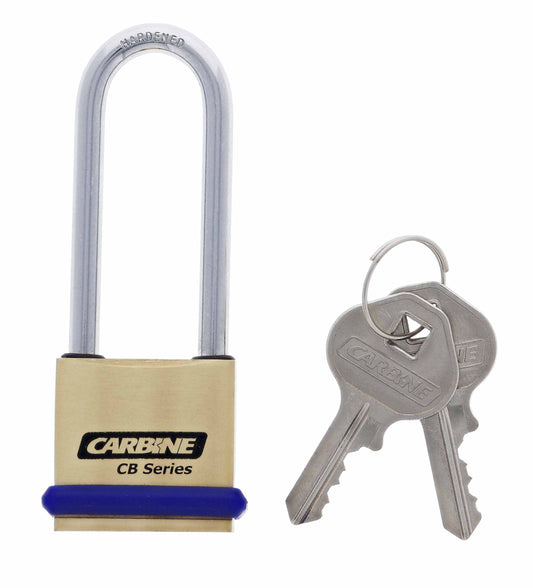 Carbine CB30 30MM Brass Padlock, 50MM x 5MM Shackle, Keyed to Differ , Boxed